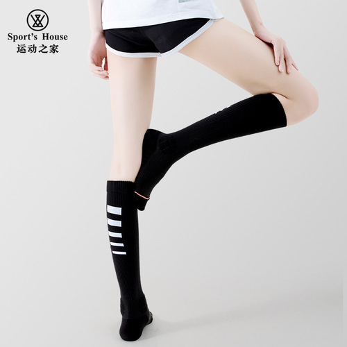 Sport's House women's high-top autumn and winter compression socks breathable towel bottom compression sports socks