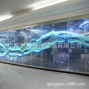 Manufacturer Recommends Inkjet Printing Glass Uv Printing Colorful Pattern Clip Hollow Glass Wire Clip Process Glass
