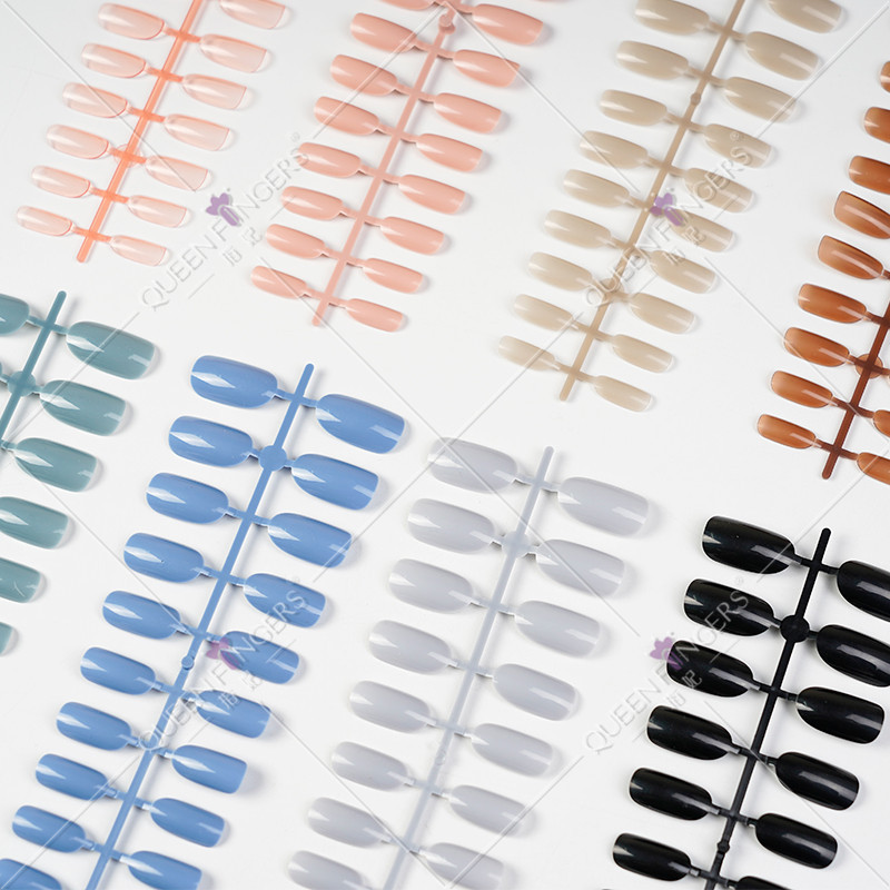 Manicure personalizado Uña de ballet Uña de almendra Uña redonda Uña esmerilada Uña brillante Uña para adultos Uña