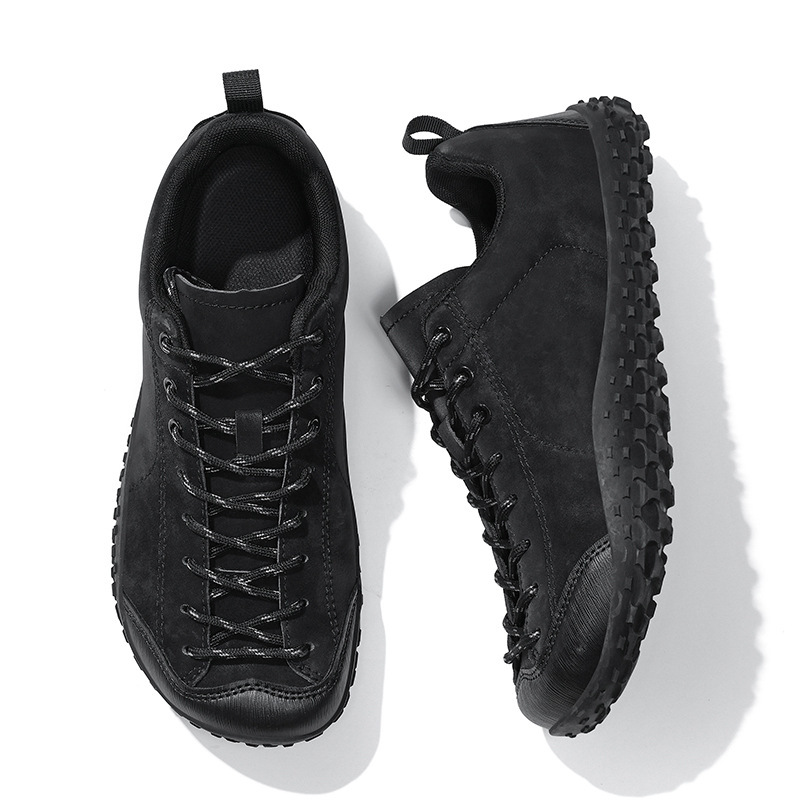 Wide-Toe Couple Outdoor Hiking Shoes Cross-Border Large Size German Training Shoes Barefoot Casual Shoes Comfortable Breathable Sports Camping Shoes