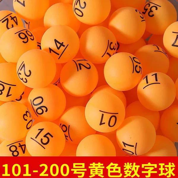 Number 101-200 (yellow) number ball