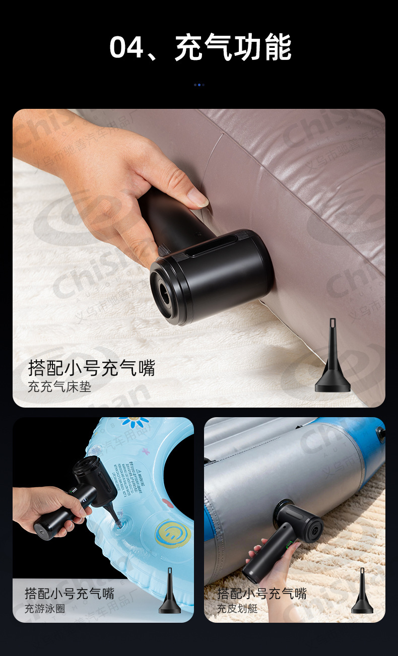 Car Vacuum Cleaner, Wireless Suction and Blowing Dual-Purpose Vacuum Cleaner for Car Use, Small Mini Handheld Car Vacuum Cleaner