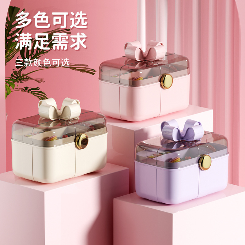 かわいい子供ヘアクリップジュエリー収納ボックス頭ひも髪フープ女の子小さなおもちゃアクセサリー収納ボックス|undefined