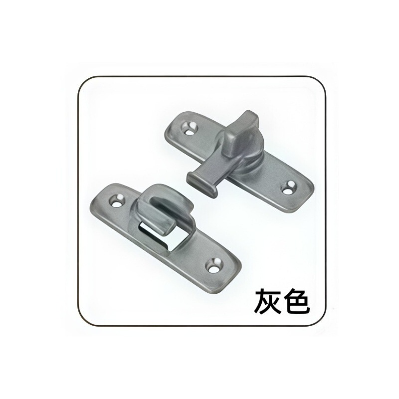铝合金加厚免打孔明装插销门栓推拉门锁扣卫生间门闩搭扣木门锁扣|undefined