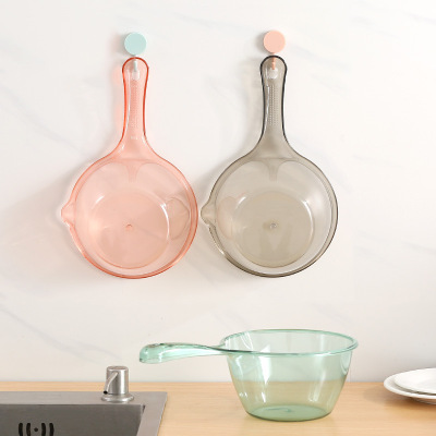 厨房透明塑料水勺家用大号加厚水瓢宝宝沐浴洗澡洗头水勺舀水勺子|ms