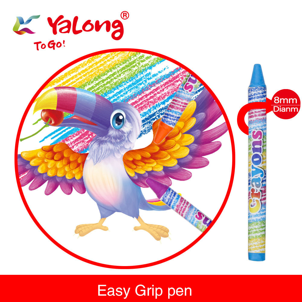 Set de Crayones Multicolor para Niños de Papel para Arte Escolar