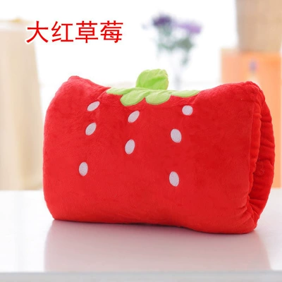 Hand Warmer Pillow Office: Oyuncaq yastıqlar - big-red-strawberry-2030150g