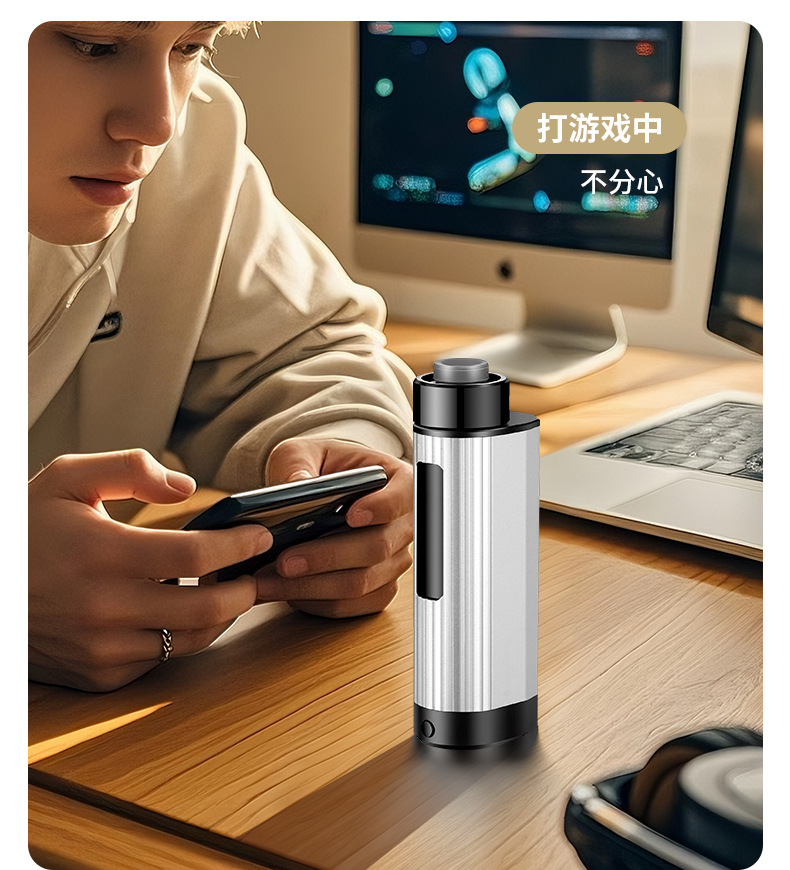 Car-Mounted Ashtray for Smoking Without Ash Falling, In-Car Smoking Tool, No Ash Removal, One-Click Ignition Cigarette Lighter, Anti-Fly Ash