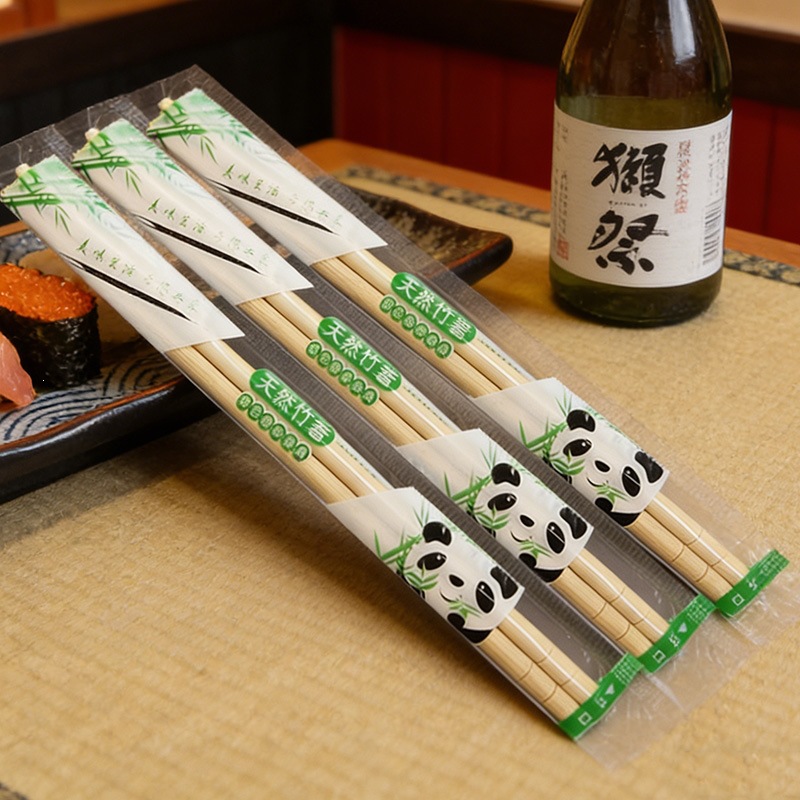 Disposable chopsticks for commercial use, individually packaged for restaurants, KTVs, hotels, bamboo fast food chopsticks, takeout packaging, hygienic chopsticks