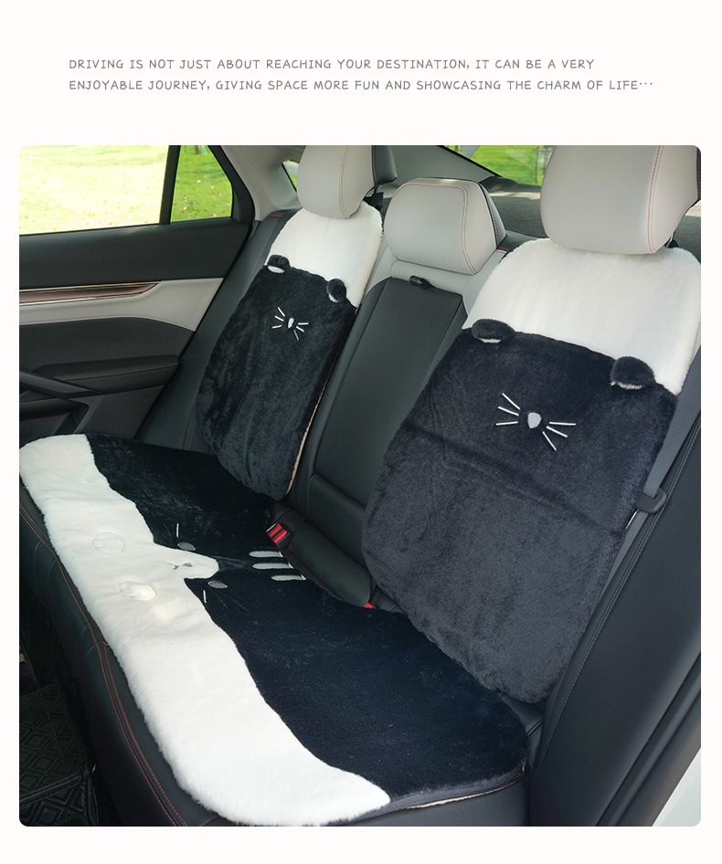 Autumn and Winter Car Seat Cushion Creative Cat Claw Comfortable and Warm Car Seat Cushion Plush Cute Cartoon Car Seat Cover