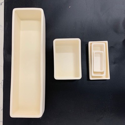 氧化鋁陶瓷剛玉坩埚 氧化鋁陶99瓷舟 剛玉方舟精密特種陶瓷件加工