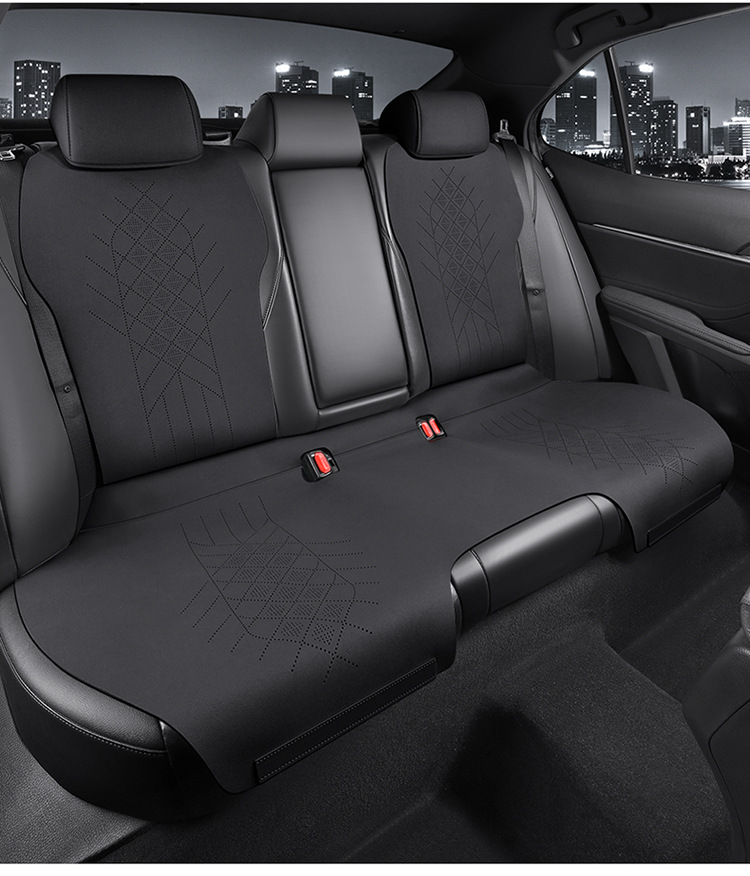 Toyota Crown, Highlander, Camry, and Avalon Are Suitable for Half-Pack Breathable Suede Saddle Pads and Seat Covers