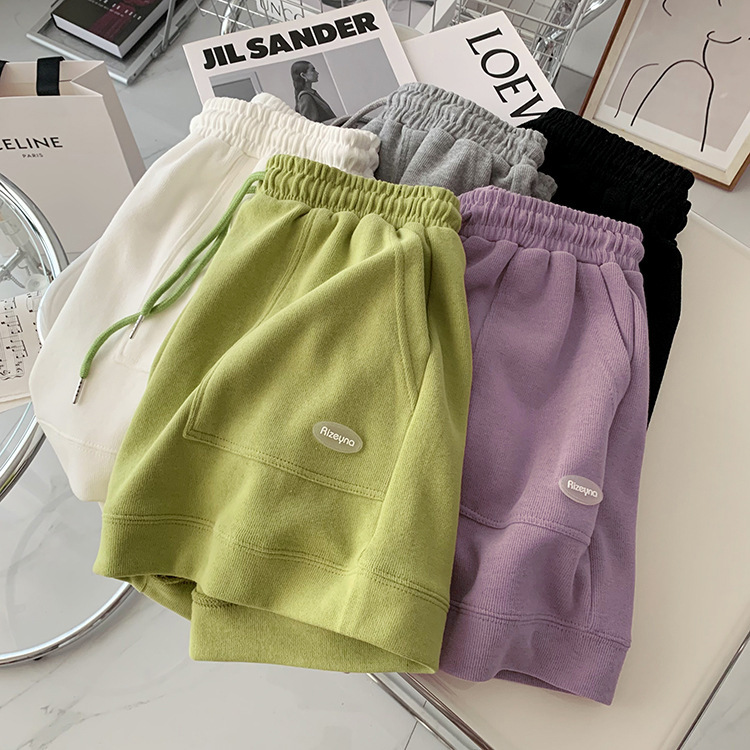 Women's Shorts 2026 Summer Loose Fit Comfortable High-Waisted Slimming Casual Sports A-Line Wide-Leg Home Shorts