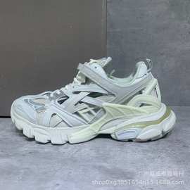 高端2024巴黎爆款4.0track2 老爹鞋气垫厚底镂空增高运动鞋休闲鞋