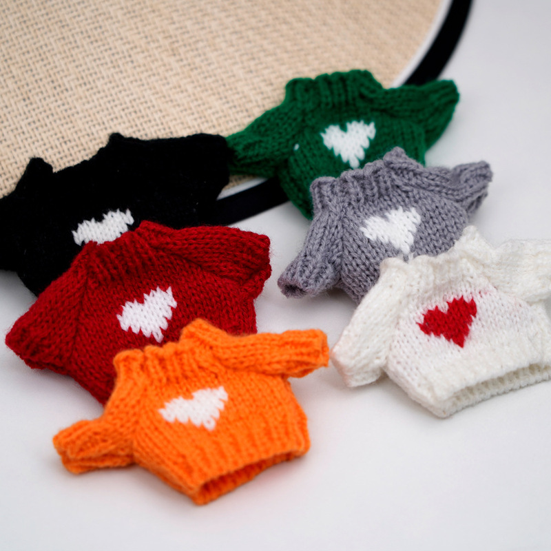 15cm Puppy Doll Accessories, Doll Clothes, DIY Sweater, Dress, Small Skirt, Doll Outfit, Overalls, Handmade