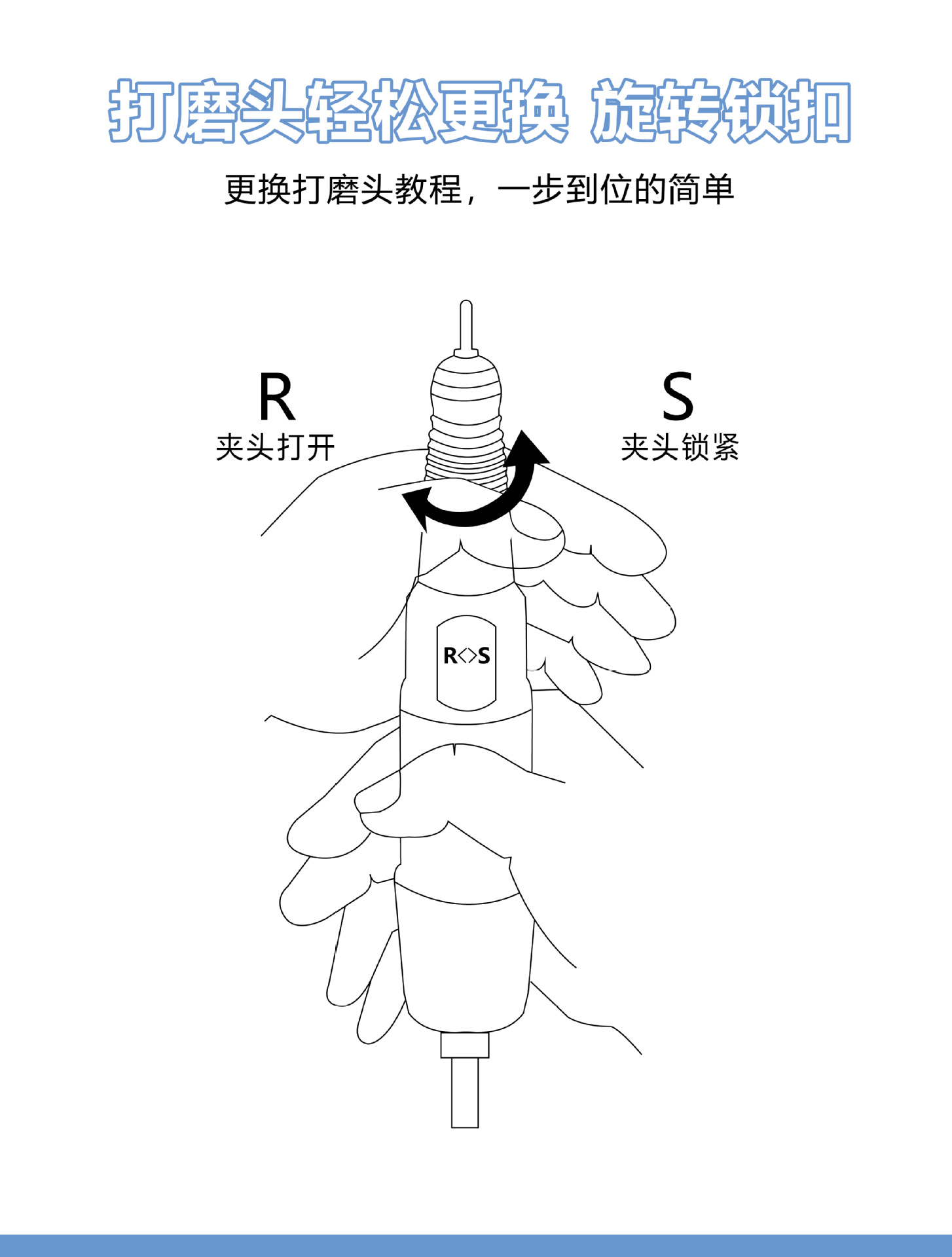 Nail polish high-speed polishing cross-border nail remover nail polish nail salon professional high-power