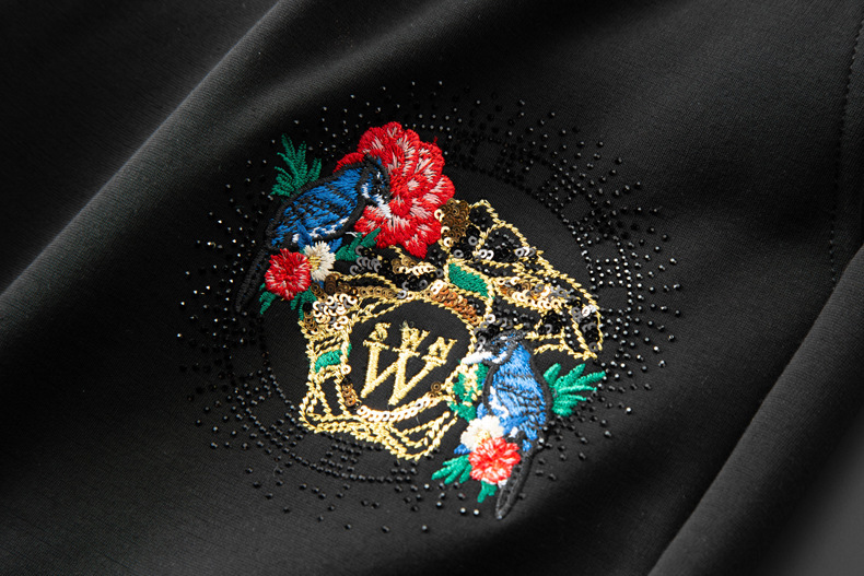 Men's Pullover Sweater And Track Pants Set With Sequin Embroidery_voghion.com