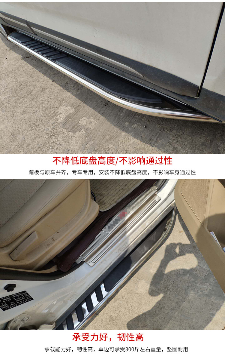 Suitable for 2009-2019 Highlander footrest welcome modification