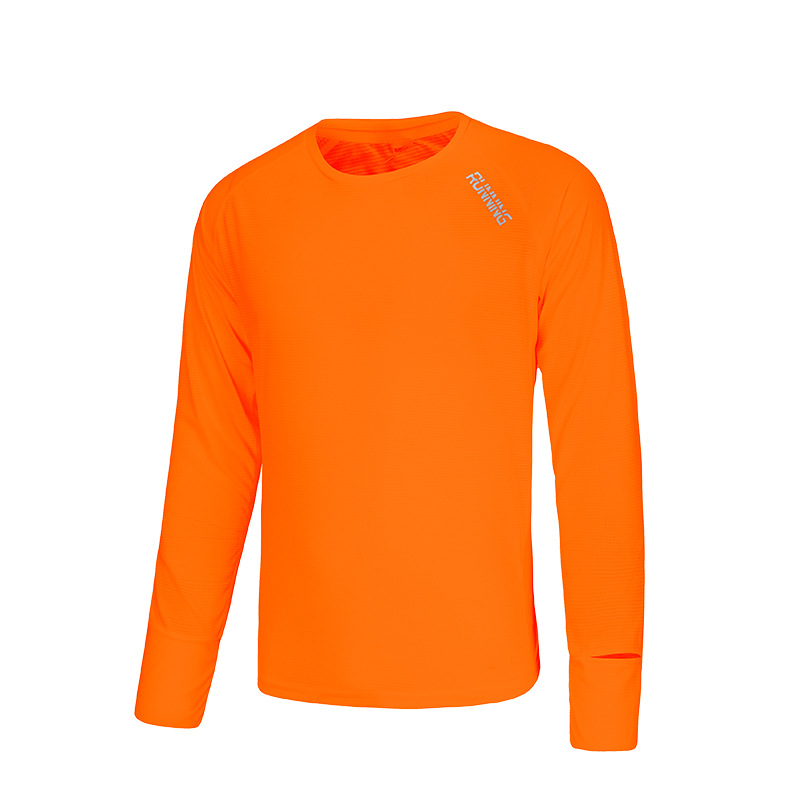Nuevos deportes de manga larga Camiseta de los hombres corriendo ropa de secado rápido entrenamiento de baloncesto ropa de ciclismo que absorbe el sudor bottoming top image 10