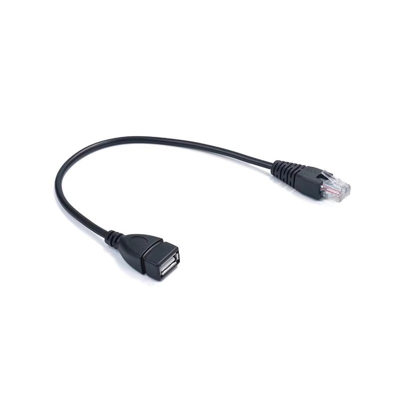网线口转usb接头 usb转rj45网线转接头usb母转水晶头转换线