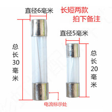 微波炉电源保险丝延时保险管T10A 5*20mm 30*6mm适用美的格兰仕