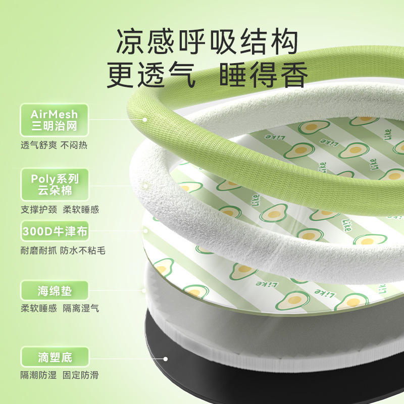 [Seleccionado] Nueva primavera y verano, cerco de frutas para perros, caseta para perros, sándwich para gatos, caseta para gatos transpirable, cama para mascotas