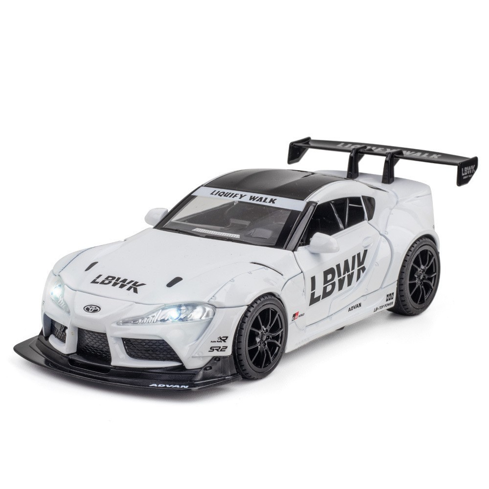 1: 24 serie de caja Toyota Bull Demon BMW M3 McLaren 720S modelo de automóvil de aleación juguetes adornos