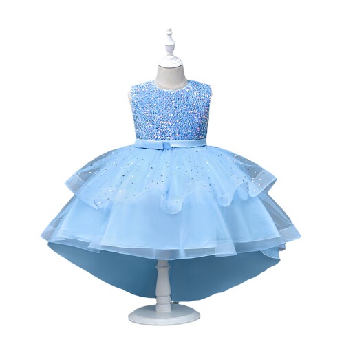 LADY SUMMER STYLISH NEW PRINCESS DRESS FOR CHILDREN 2024 CHILDREN'S COTTAGE DANCE PERFORMANCE DRESS AND EVENING GOWN