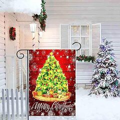 Cross-border new Christmas garden flag outdoor courtyard garden festival decoration flags festival party creative decoration