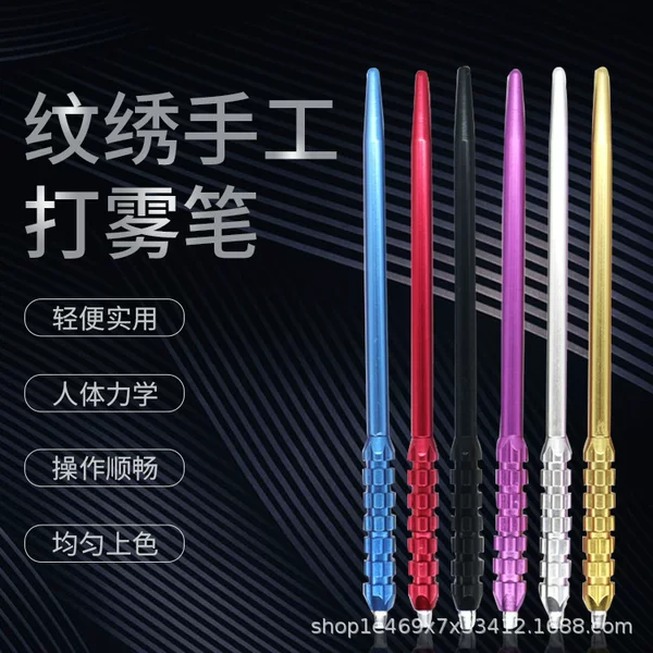 Eyebrow, Eye, and Lip Microblading Pen, Round Three-Round Five-Needle Tattoo Eyebrow Pencil, Water Mist Eyebrow Needle, Manual Pen for Tattoo Embroidery Supplies and Tools