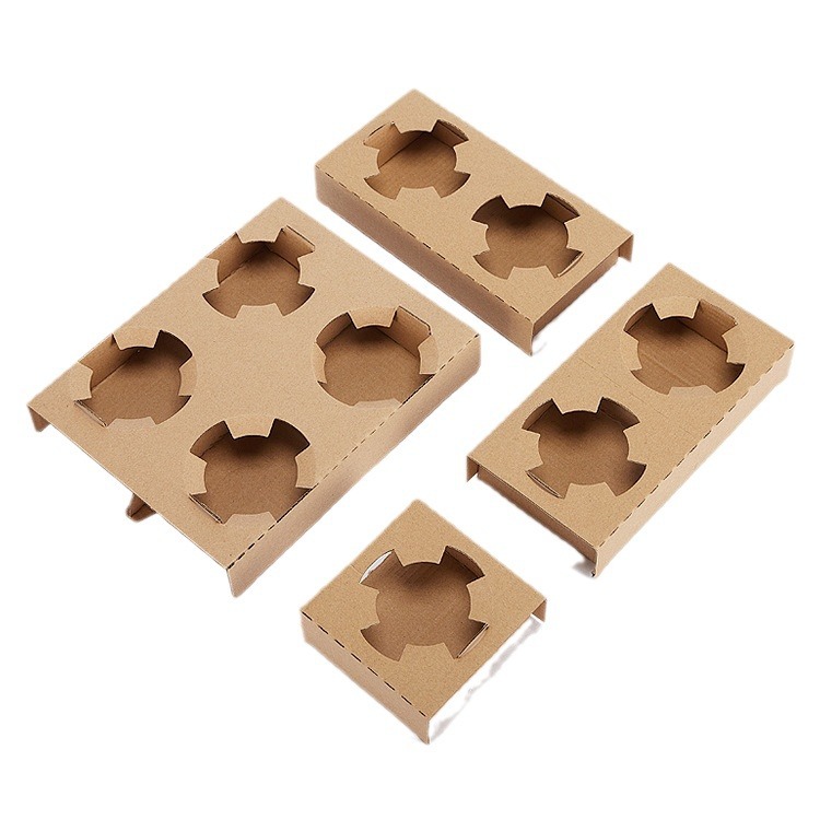 Porta copa desechable corrugado taza simple soporte doble plus taza gorda alta cuatro tazas taza té con leche café portavasos spot al por mayor