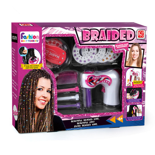 Cross-border best-selling three-row hair comb, girl hair tie, hair braiding, hair decoration, rhinestone machine, toy wholesale