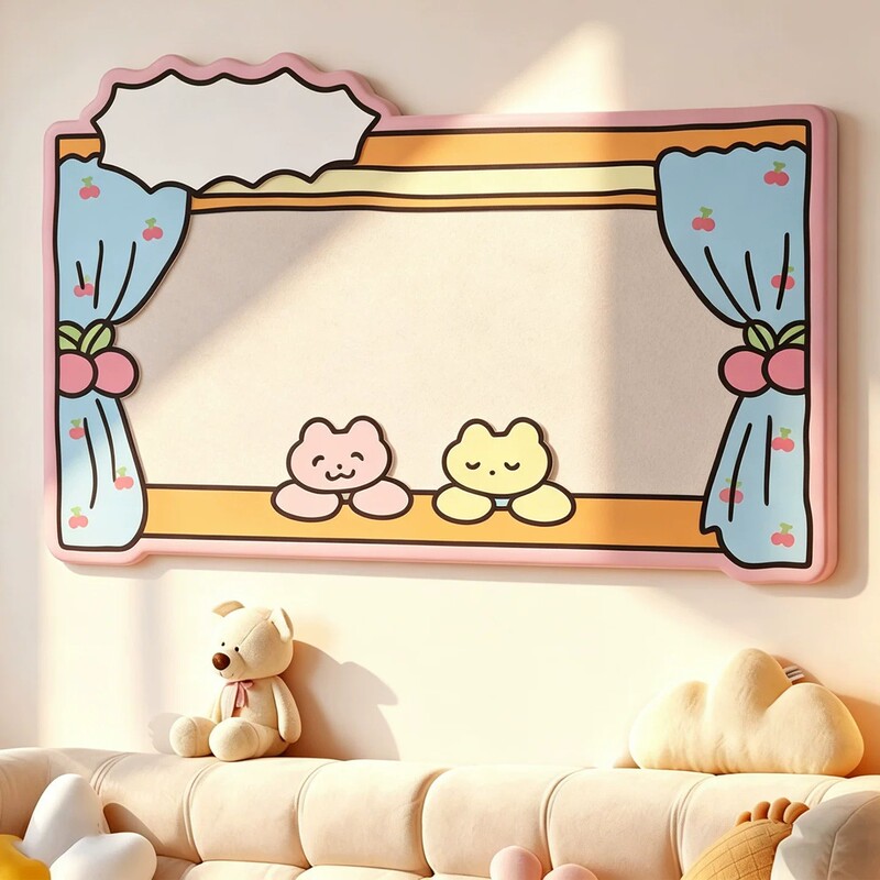 Felt Board Photo Wall Background Board Felt Wall Stickers Display Wall Creative Wall Pegboard Display Board High-End Feel Living Room