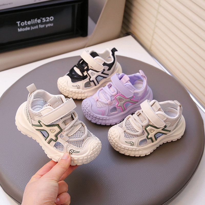 Children's sneaker Summer New Boys Sandals Children's Mesh Breathable Shoes Girls Breathable Soft Sole Torre Shoes