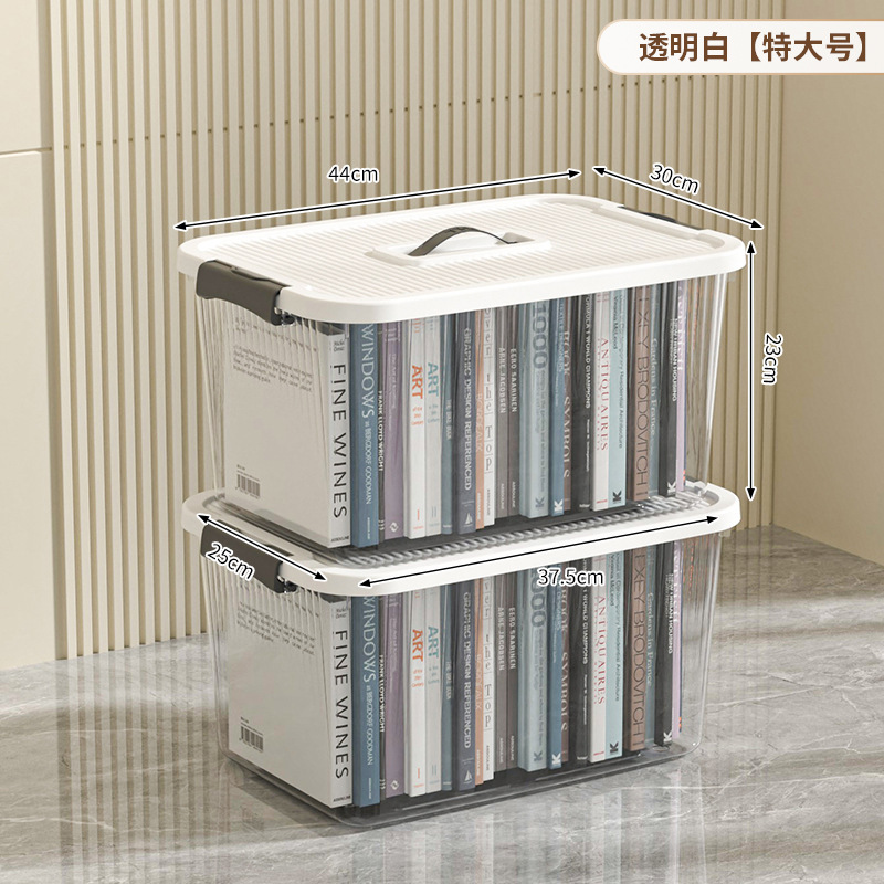 透明な収納ボックス、家庭用寝室の衣類収納ボックス、超大容量の寮の整理ボックス、厚みのあるプラスチック製の収納ボックス|undefined