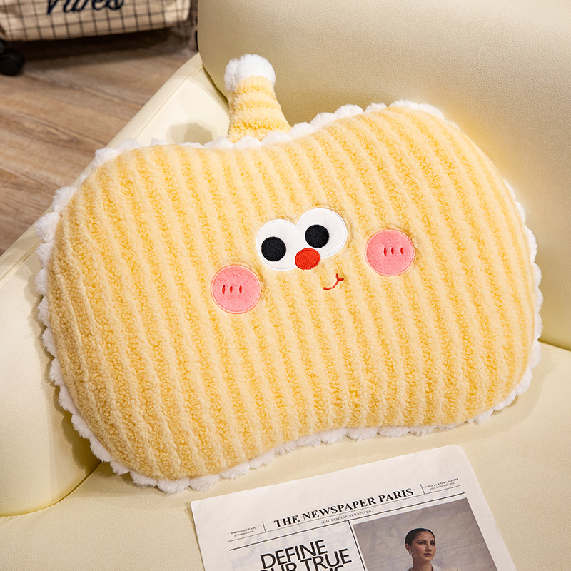 Memoria encantadora almohada de algodón para proteger la columna vertebral cervical para ayudar a dormir rebote lento no colapso estudiantes y adolescentes para dormir en invierno
