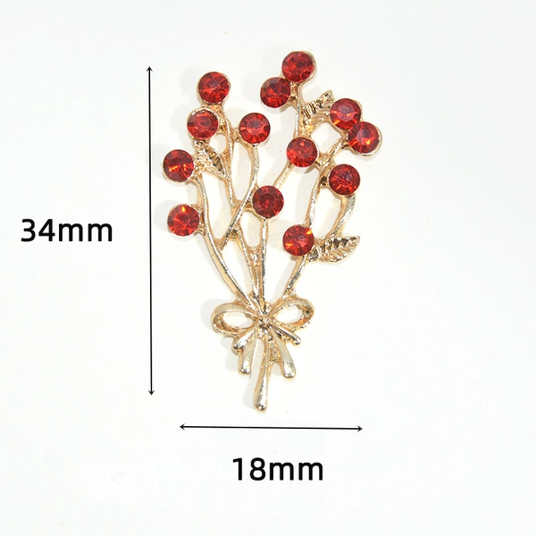 Red rhinestone
