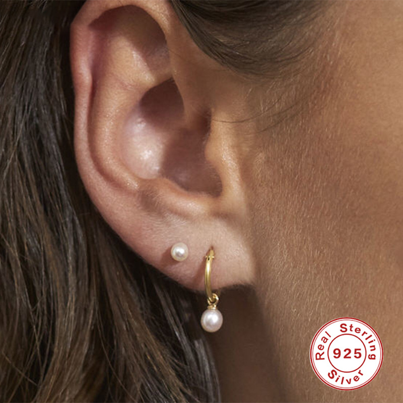 1g Weight 925 Sterling Silver Ear Needle Material 18K Gold Plated Plating Material Drop Earrings Classification 1 Pair Quantity Date, Tea Party Occasion 925 Sterling Silver Material Geometric Pattern All Seasons Season Women's Gender Elegant, Simple Style Style 1 Pair 18K Gold Plated 925 Sterling Silver 925 Sterling Silver Earrings Geometric Drop Earrings 16