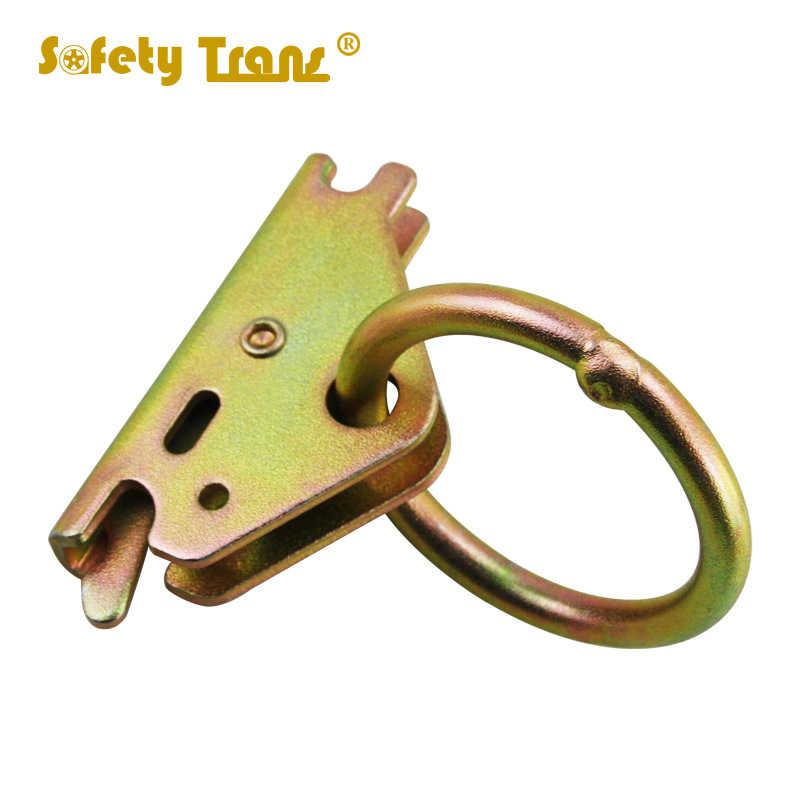 E扣象鼻扣带圆环象鼻钩E型扣加圆环 轨道固定环扣环O形环五金配件