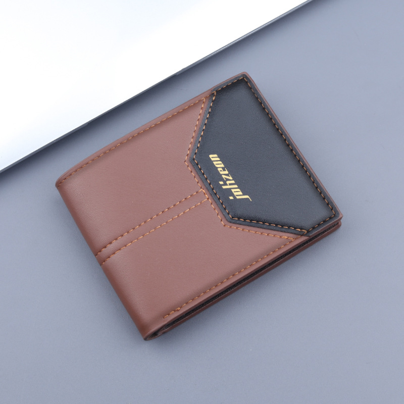 Cartera corta titular de la tarjeta de los hombres cartera corta integrada titular de la tarjeta de los hombres con cremallera cartera corta monedero de los hombres