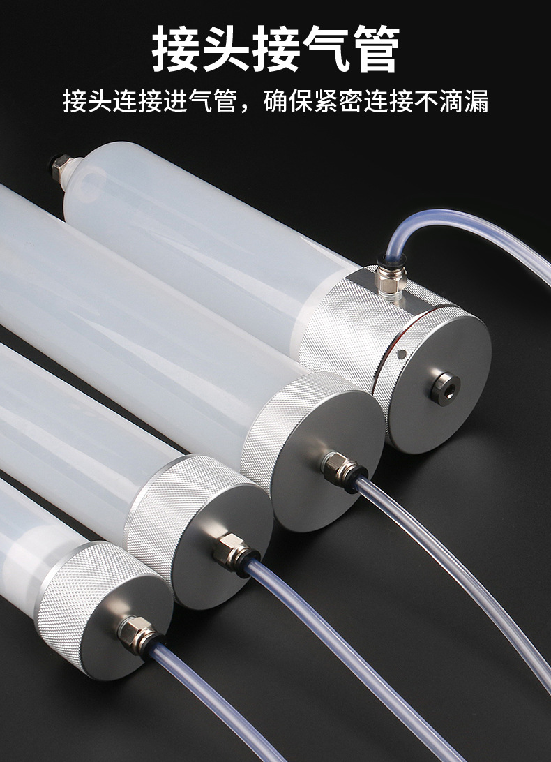 Glue dispensing syringe 100CC200CC300CC500CC single-layer double-layer aluminum alloy back cover adapter