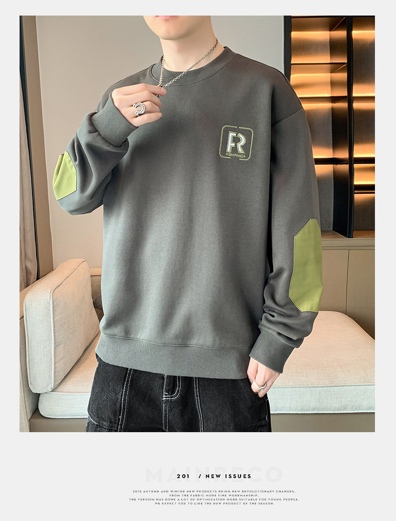 Stilvoller Herren Pullover Vielseitiges Langarmshirt Für Männer_voghion.com