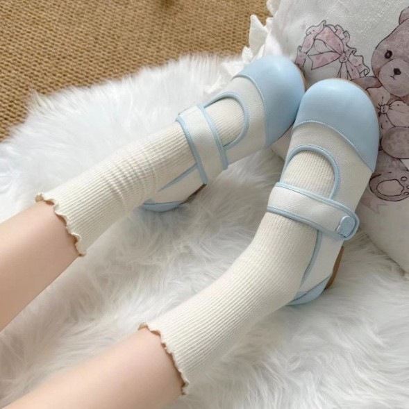 JK萝莉乐福鞋2025秋季新款百搭小皮鞋可爱多巴胺配色休闲女鞋子潮