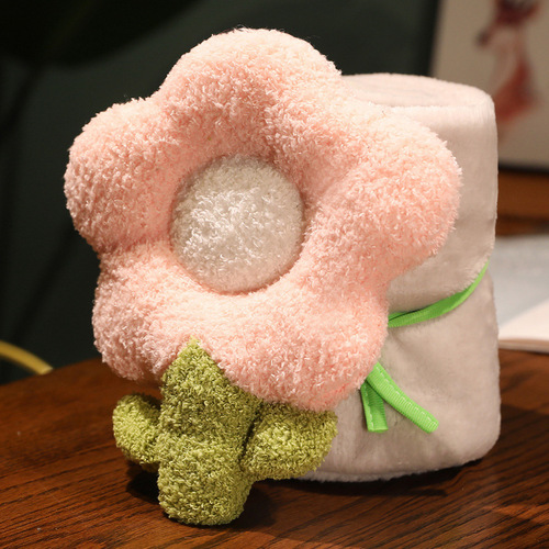 New Summer Flower Hug Blanket Fleece Office Nap Air Conditioning Blanket Roll Blanket Student Nap Blanket