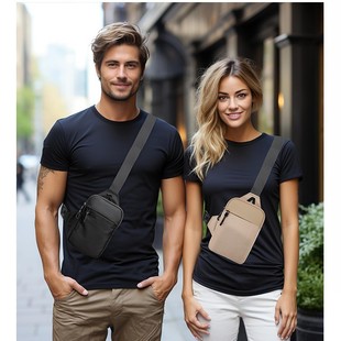 Sports chest bag men's super small size mobile phone waist bag multi-functional carry-on bag men's portable men's messenger bag wholesale
