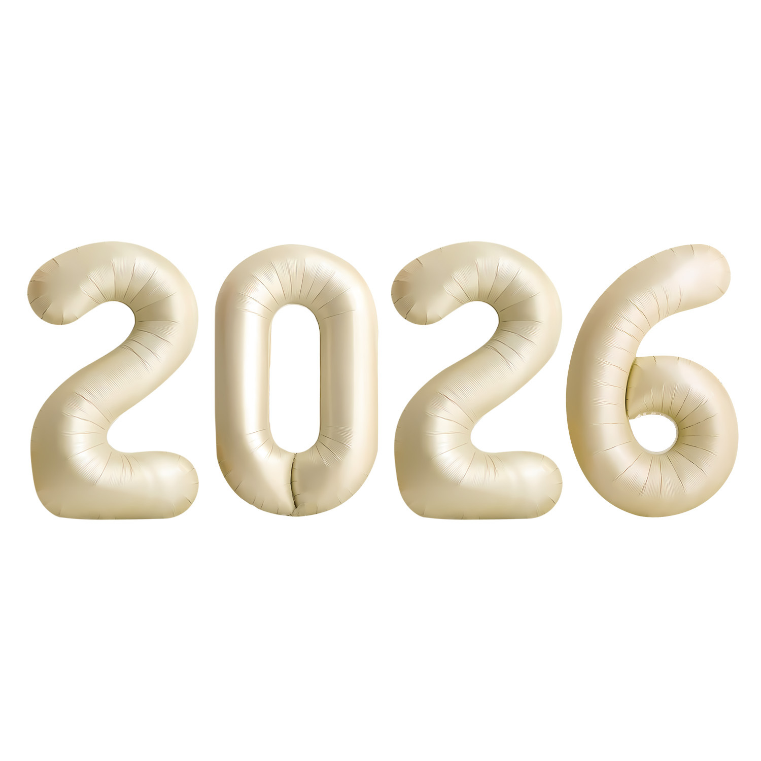 2026 globo suministros de fiesta de Año Nuevo al por mayor transfronterizo decoración de Año Nuevo diseño de película de aluminio set de globos digitales