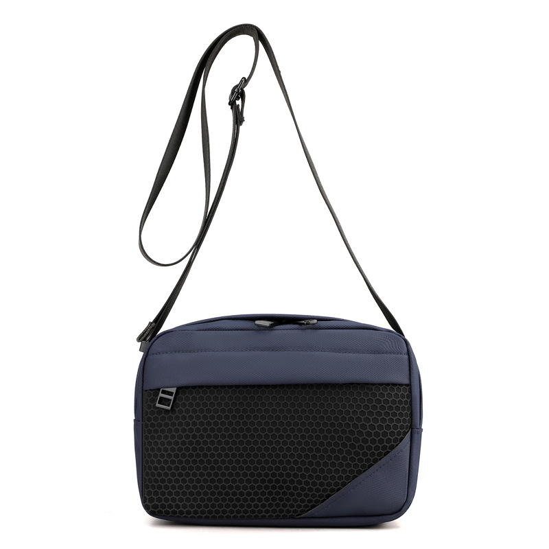 Wepower nuevos hombres de nylon ligero bolsa mensajero horizontal casual moda hombro pequeña mochila