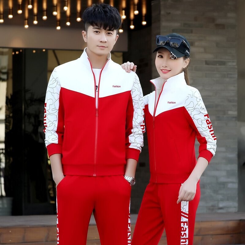 Couple Clothing Sports suit Spring and Summer 2025 Trendy Sweatshirt Men's and Women's Short-sleeved Sportswear plus size Two-piece Three-piece Set