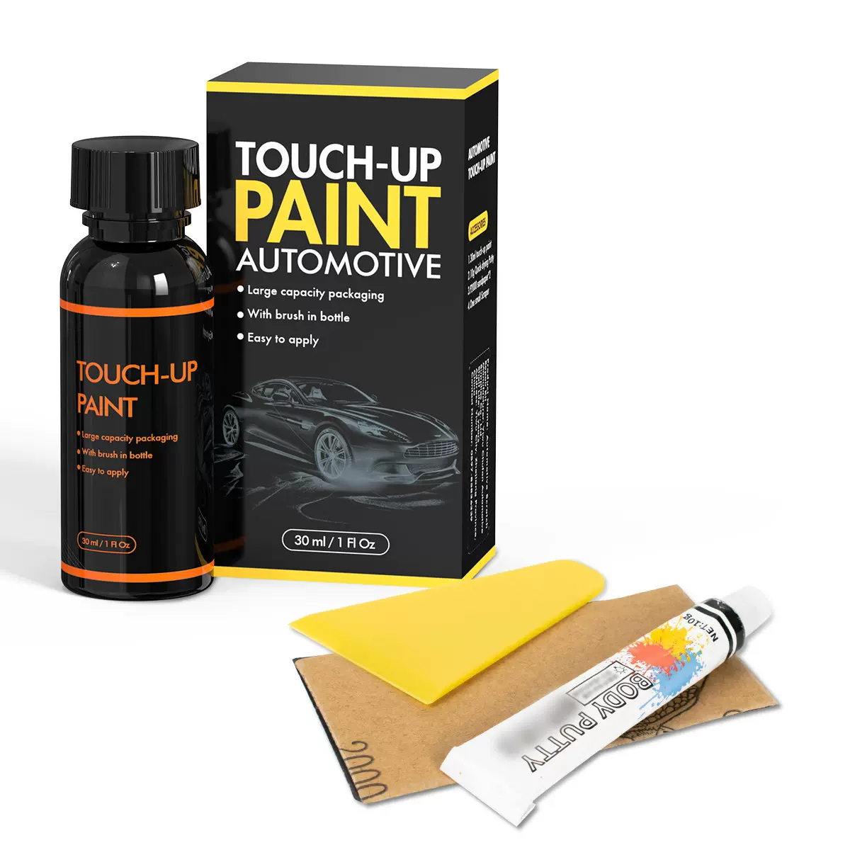 跨境汽车补漆笔油漆笔汽车专车专色漆面刮擦修补油漆快速修复神器