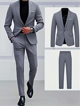 S 65613 Men Slim Fit Wedding Suit ����������װ ŷ���羳